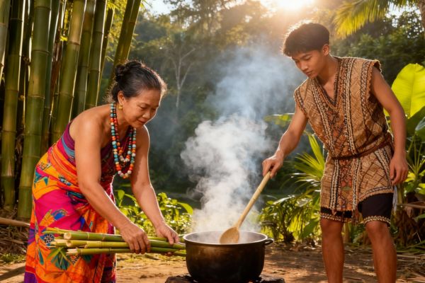 Experiencing hands-on Borneo traditions at Mari Mari Cultural Village